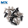 M1.4 M1.7 M2 M2.6 M3 M4 DIN968 304 cabeza redonda Phillips cruzada de acero inoxidable con cuello de arandela tornillo autorroscante de madera