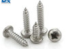 Tornillos autorroscantes de cabeza plana