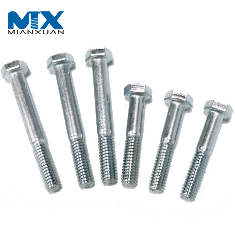 Pernos Pernos de alta resistencia ASME/ANSI B 18.2.1 ASTM A325 A193 B8 1/2'' 2'' Pernos hexagonales pesados ​​de acero inoxidable