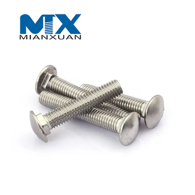Perno de tornillo de máquina DIN603 de acero inoxidable