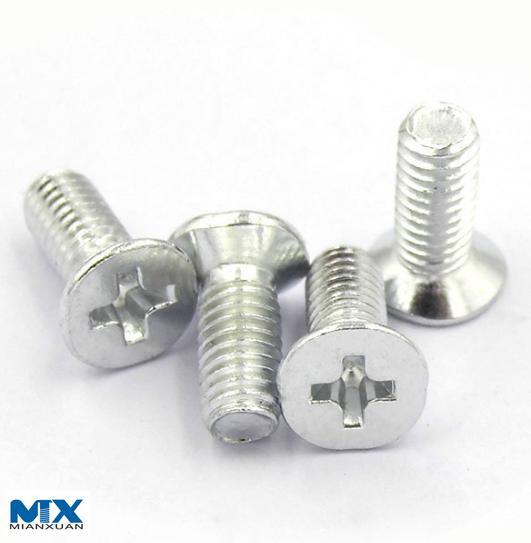 Tornillos Pozi o pH con cabeza avellanada