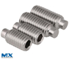 Tornillos de fijación hexagonales de acero inoxidable con punta de perro