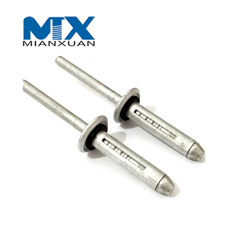Remaches triples Bulb-Tite de aluminio para impermeabilización