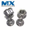 Tuercas con reborde hexagonal de aleación de titanio Gr5 de alta resistencia de 12 puntos para motocicleta