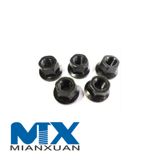 Tuercas hexagonales soldadas por puntos con brida