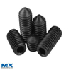 Tornillos de fijación hexagonales con punta cónica
