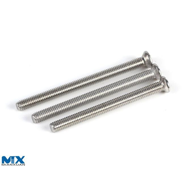 Tornillos de cabeza avellanada elevada ranurada