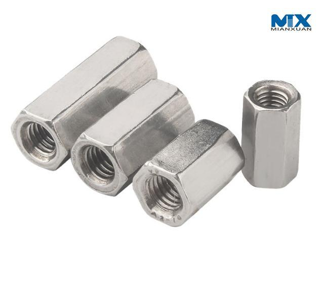 Tuercas de acoplamiento hexagonales de acero inoxidable estándar ASTM ASME Us