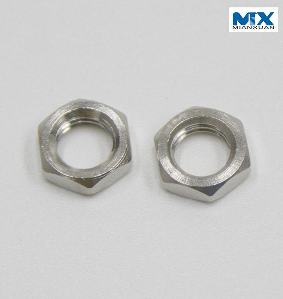 Tuercas hexagonales de tamaño pequeño para bicicleta