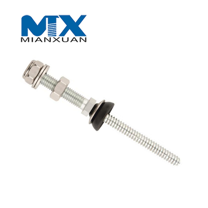 Perno de suspensión Rosca Tornillo de suspensión Acero inoxidable A2-70 Doble