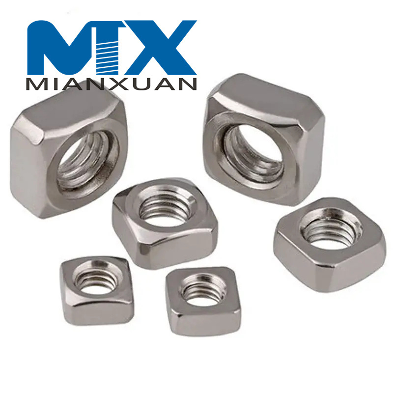 Tuerca cuadrada DIN557 de acero inoxidable SS304 A2-70 Ss