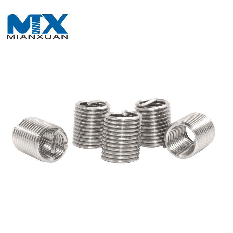 Kit surtido de insertos de hilo de alambre de bobina de acero inoxidable M3 * 0,5 * 2D DIN8140