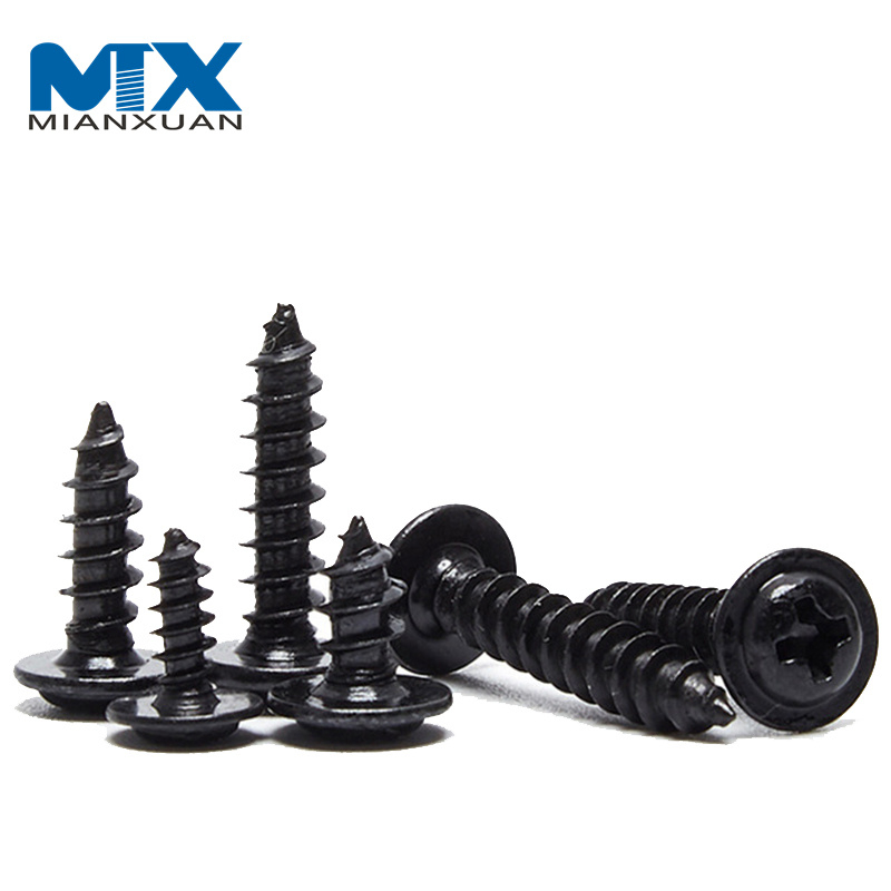 Suministro de fábrica, 3,5*25mm, C1022A, precio de fábrica, tornillo para paneles de yeso con cabeza de corneta negra Phillips