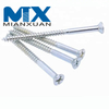 Tornillo para madera de cabeza plana Phillips de acero inoxidable