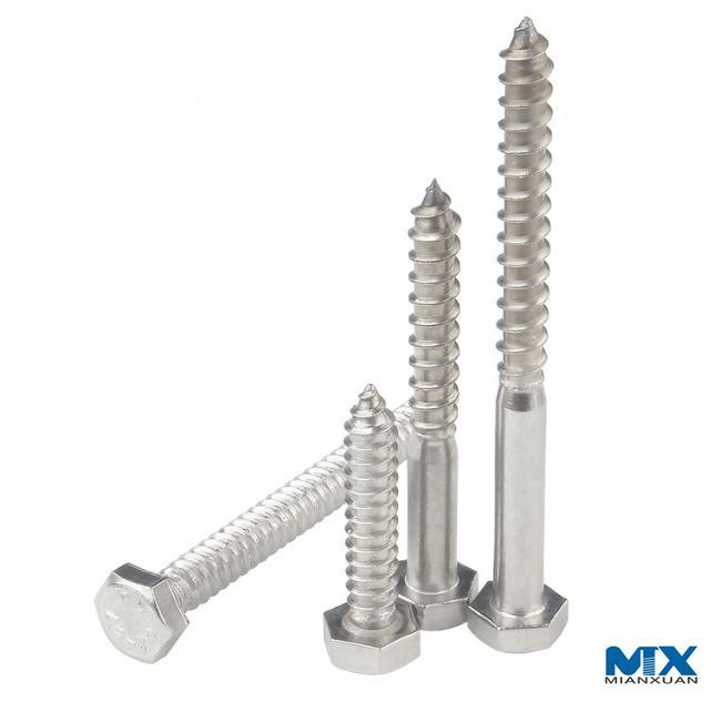 Tornillos de entrenador hexagonales de acero inoxidable