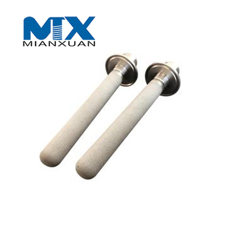 Accesorios de piedra de carbonatación 316L/piedra de difusión para tubos de acero inoxidable sinterizado de 1/8 pulgadas