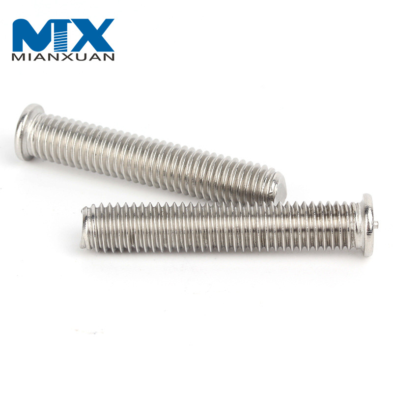 Perno prisionero de soldadura del aluminio del acero inoxidable ISO13918 tipo PT DIN32501 para la descarga del condensador