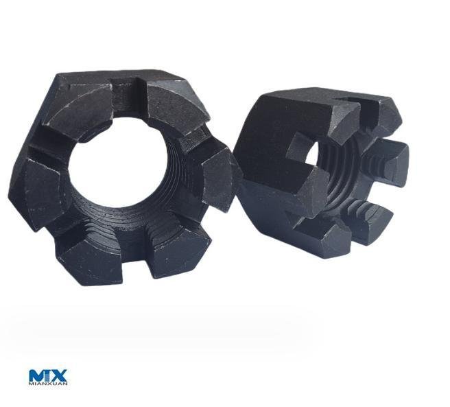 Tuercas pesadas ranuradas hexagonales Serie en pulgadas
