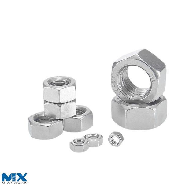 Tuercas pesadas hexagonales de acero inoxidable B8/B8m