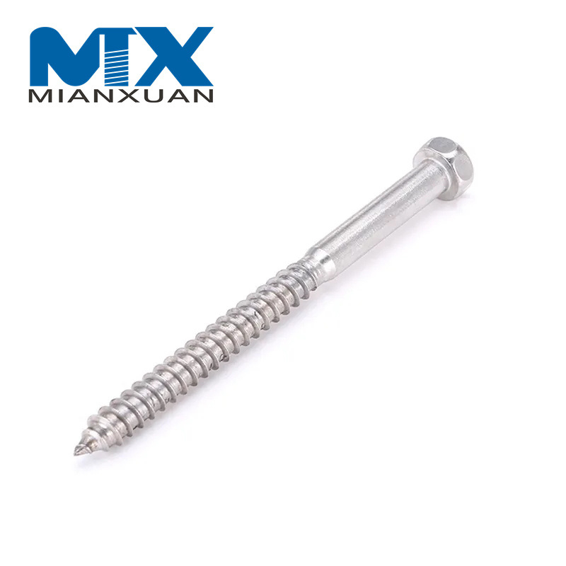 Tornillos de madera autorroscantes de cabeza plana ranurados Tornillo de rosca avellanado