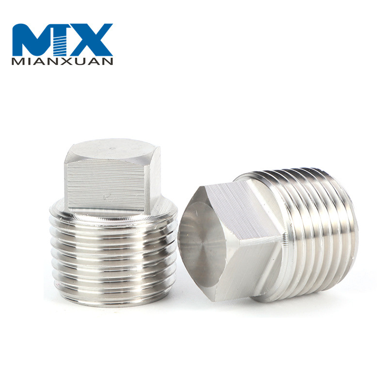 Tapones de tubo de cabeza hexagonal de rosca cónica DIN909 con alta calidad