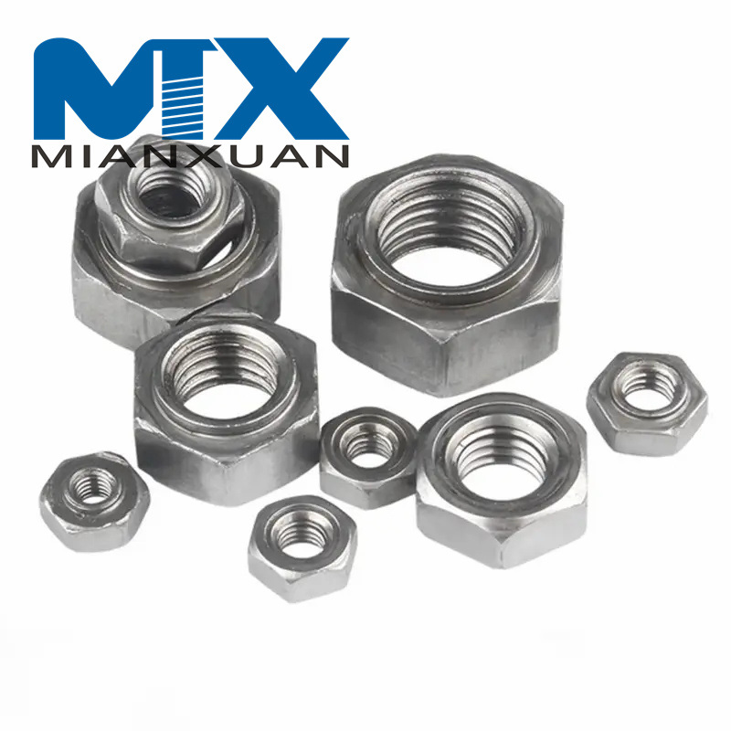 Tuercas de soldadura hexagonales hexagonales por punto de proyección