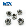 Tuerca Kep Tuerca K Cabeza hexagonal Acero inoxidable Fabricante estándar A2 A4 18-8