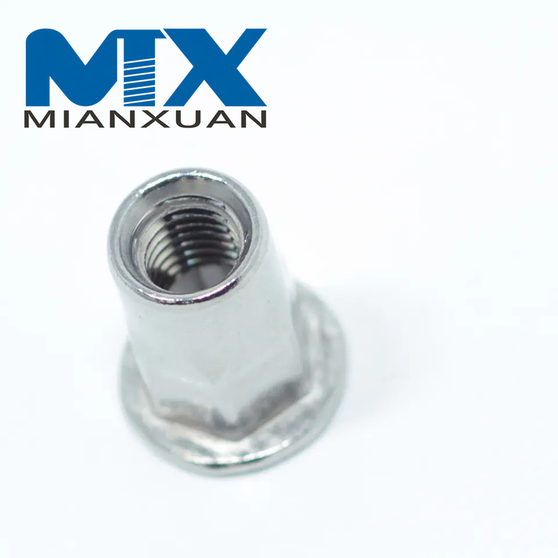 Tuerca de remache ciego medio hexagonal SS304