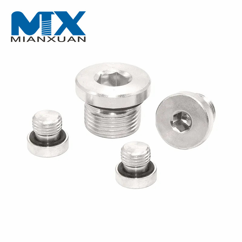 Tapón de inserción de brida con cabeza hueca hexagonal