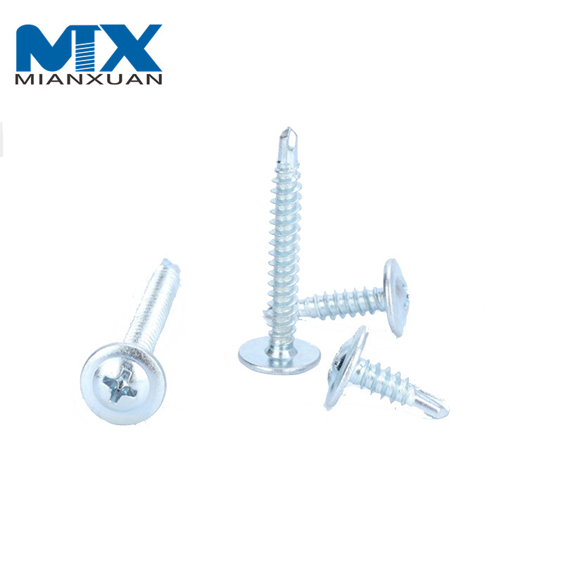 4,2*19 mm (#8*3/4 ') tornillos de cabeza plana galvanizados Csk tornillos autoperforantes C1022A precio barato