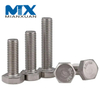 Pernos de cabeza hexagonal de acero inoxidable 304 A2 A4