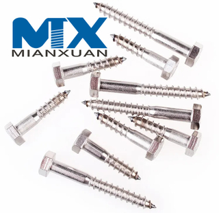 Tornillos para madera con cabeza hexagonal DIN 571