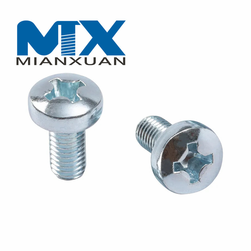 Tornillos de máquina de recubrimiento de latón con cabeza plana