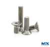 Tornillos avellanados de acero inoxidable