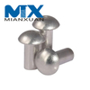 Remache macizo de cabeza redonda de aluminio DIN660