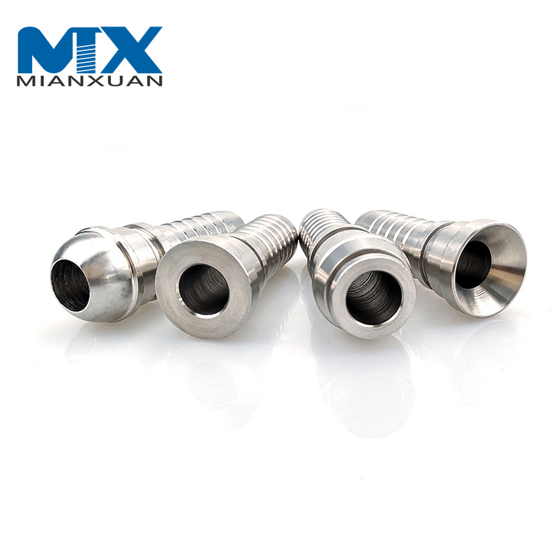 Accesorios de manguera de acero inoxidable Accesorios de acoplamiento de manguera tipo tornillo de acero inoxidable de alta calidad