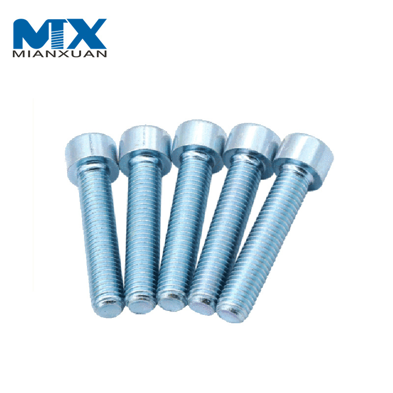Tornillos de cabeza hueca hexagonal pasivados de acero inoxidable métrico DIN 912 304