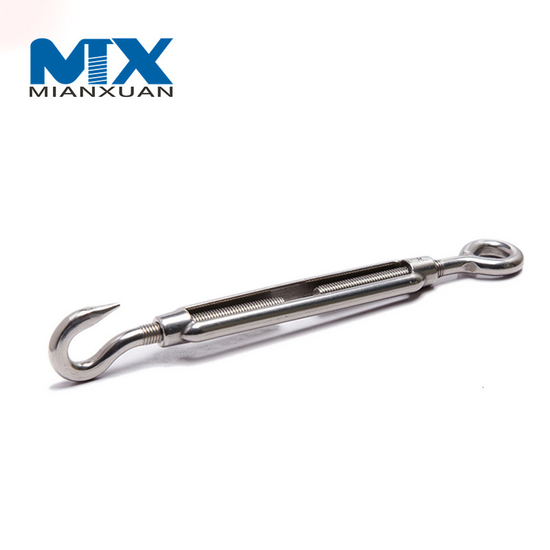 Tensor forjado galvanizado de cuerpo abierto DIN1480