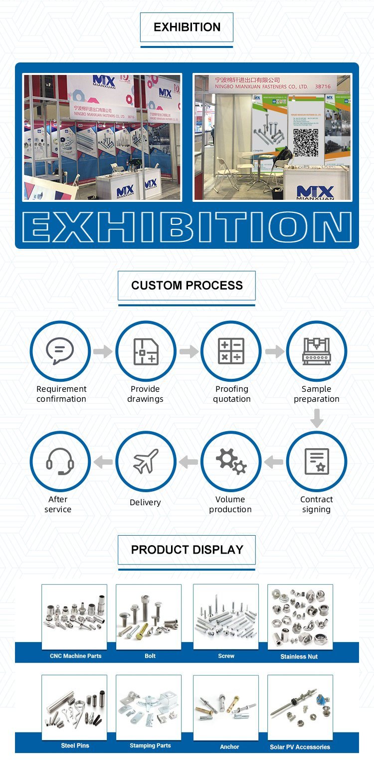 Suministro de f&aacute;brica DIN6926 Acero inoxidable 304 316 Tuerca con reborde hexagonal de bloqueo de nailon