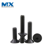 Tornillos de cabeza avellanada hexagonal de acero inoxidable 304 de gran cantidad M8 DIN7991