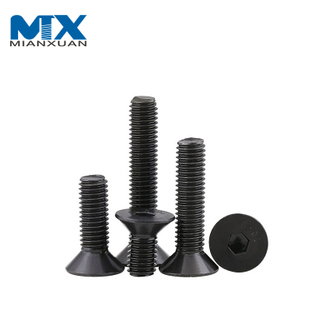 Tornillos de cabeza avellanada hexagonal de acero inoxidable 304 de gran cantidad M8 DIN7991