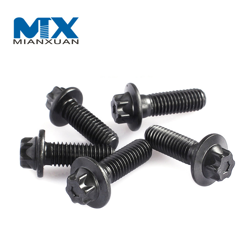 Perno de brida Torx grande con cabeza hexalobular de grado 12,9, venta caliente, DIN34801