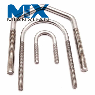 Pernos en forma de U de acero inoxidable galvanizado