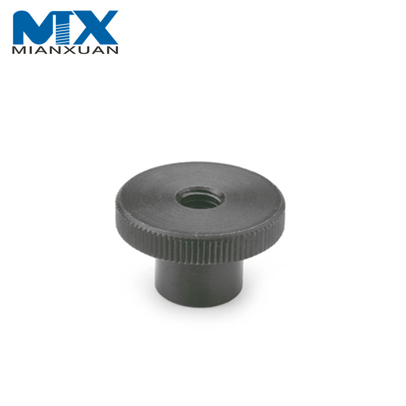 Tuercas moleteadas de acero al carbono galvanizadas M3 M4 M5 M6 DIN466