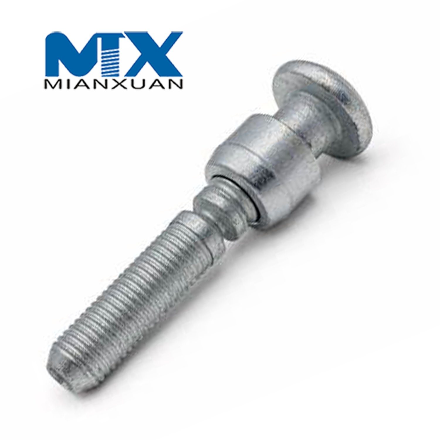 Acero al carbono 4,8 8,8 10,9 12,9 Collar de agarre de perno de bloqueo de perno Huck de acero dulce M12 M14 M16 M20 HDG galvanizado en caliente
