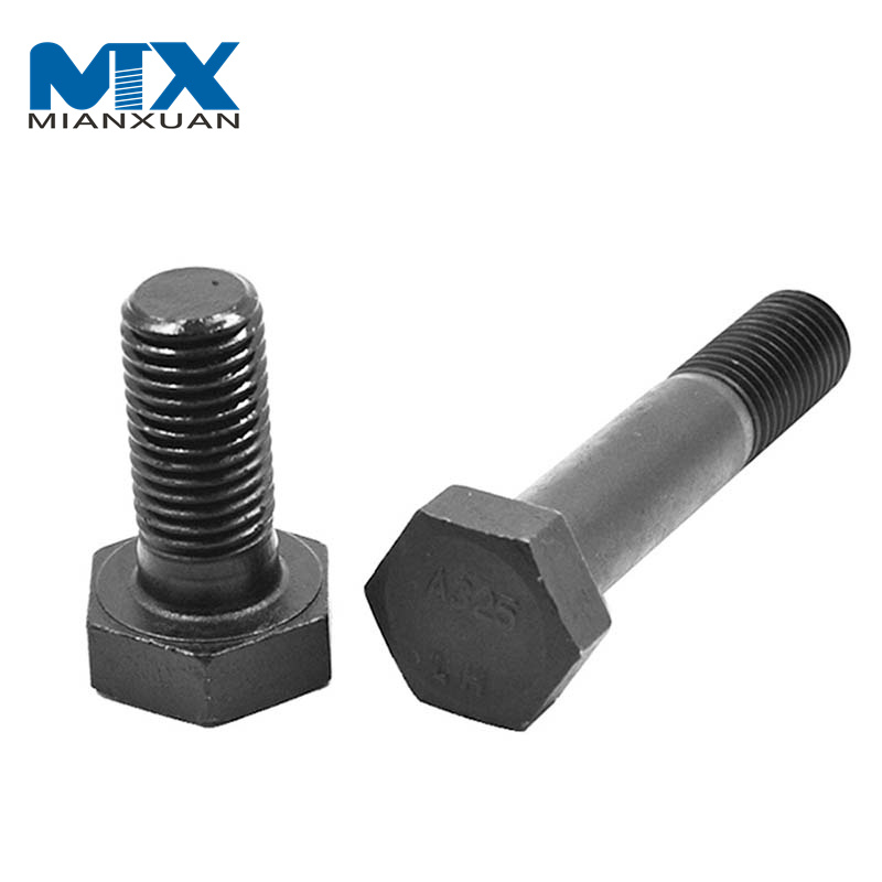 Pernos pesados ​​Estructural DIN 933/A325m 8s ASTM A325 Perno hexagonal roscado por completo