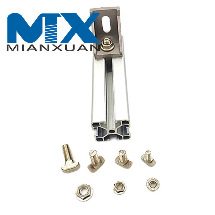 Pernos de cuello cuadrado con cabeza en T para perfil de aluminio