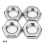 Tuercas delgadas hexagonales de acero inoxidable con chaflán en dos caras