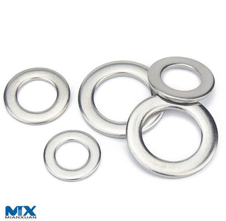 Arandelas planas estadounidenses de acero inoxidable