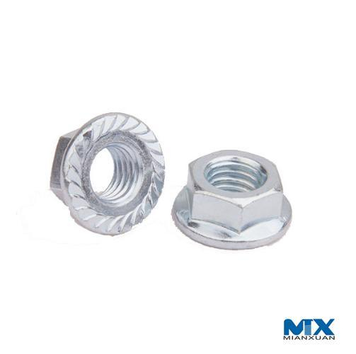 Tuercas hexagonales con brida para automóvil
